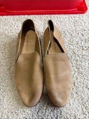 Lucky Brand Tan Slip-On Loafers